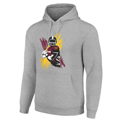 Washington Commanders Starter Player X Fleece Pullover Hoodie - Heather Gray - NFL