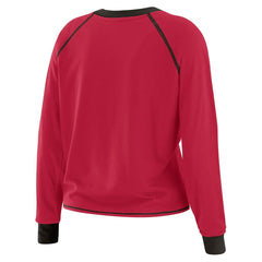 Arizona Cardinals WEAR by Erin Andrews Women's Tie-Front Long Sleeve Top - Cardinal/Black - NFL