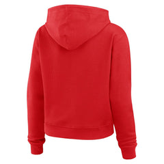 Atlanta Falcons WEAR by Erin Andrews Women's Waffle Hoodie Pullover Top - Scarlet - NFL