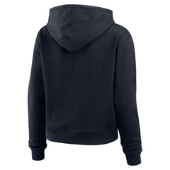 Houston Texans WEAR by Erin Andrews Women's Waffle Hoodie Pullover Top - Navy - NFL