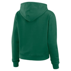 New York Jets WEAR by Erin Andrews Women's Waffle Hoodie Pullover Top - Green - NFL