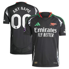 Adidas - Arsenal 2024/25 Away Custom Jersey - Black