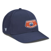 Edmonton Oilers Levelwear Rise Skylight Flex Hat - Navy | NHL discount