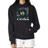 Boston Celtics G-III 4Her by Carl Banks Women's Team Collage Graphic Fleece Pullover Hoodie Black