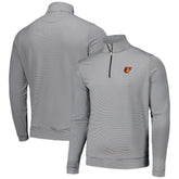 Baltimore Orioles Peter Millar Perth Sugar Stripe Performance Quarter-Zip Top Sale