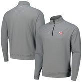 Cincinnati Reds Peter Millar Perth Sugar Stripe Performance Quarter-Zip Top Sale