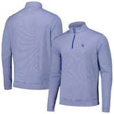 Los Angeles Dodgers Peter Millar Perth Sugar Stripe Performance Quarter-Zip Top for sale
