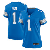 Number 1 Mom Detroit Lions Game Jersey - Blue - Nike