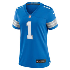 Number 1 Mom Detroit Lions Game Jersey - Blue - Nike