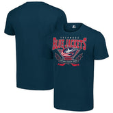 Columbus Blue Jackets Starter Team Logo Graphic T-Shirt - Navy | NHL Lifestyle