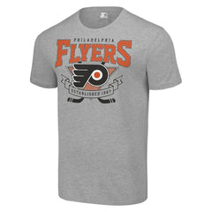 Philadelphia Flyers Starter Team Logo Graphic T-Shirt - Heather Gray | NHL Clearance