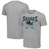 San Jose Sharks Starter Team Logo Graphic T-Shirt - Heather Gray | NHL discount