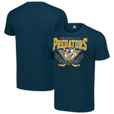 Nashville Predators Starter Team Logo Graphic T-Shirt - Navy | NHL Clearance