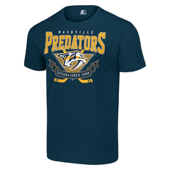 Nashville Predators Starter Team Logo Graphic T-Shirt - Navy | NHL Clearance