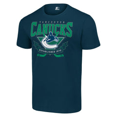 Vancouver Canucks Starter Team Logo Graphic T-Shirt - Navy | NHL near me