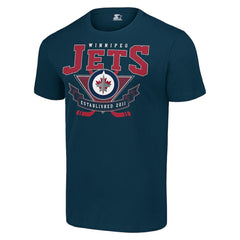 Winnipeg Jets Starter Team Logo Graphic T-Shirt - Navy | NHL Lifestyle