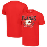 Calgary Flames Starter Team Logo Graphic T-Shirt - Red | NHL Clearance