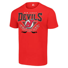 New Jersey Devils Starter Team Logo Graphic T-Shirt - Red | NHL on sale