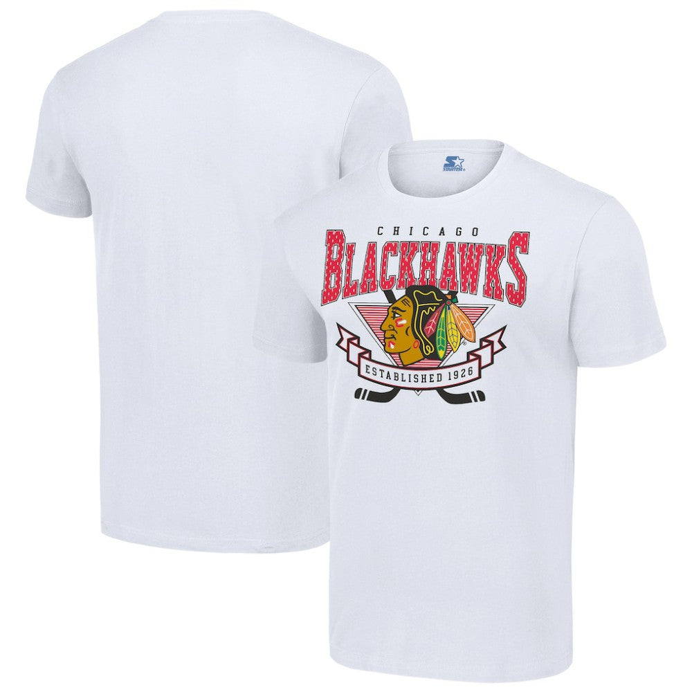 Chicago Blackhawks Starter Team Logo Graphic T-Shirt - White | NHL near me