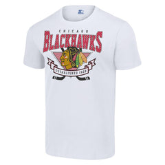 Chicago Blackhawks Starter Team Logo Graphic T-Shirt - White | NHL near me