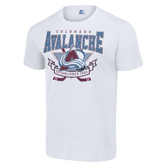 Colorado Avalanche Starter Team Logo Graphic T-Shirt - White | NHL Clearance