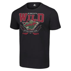 Minnesota Wild Starter Team Logo Graphic T-Shirt - Black | NHL Clearance