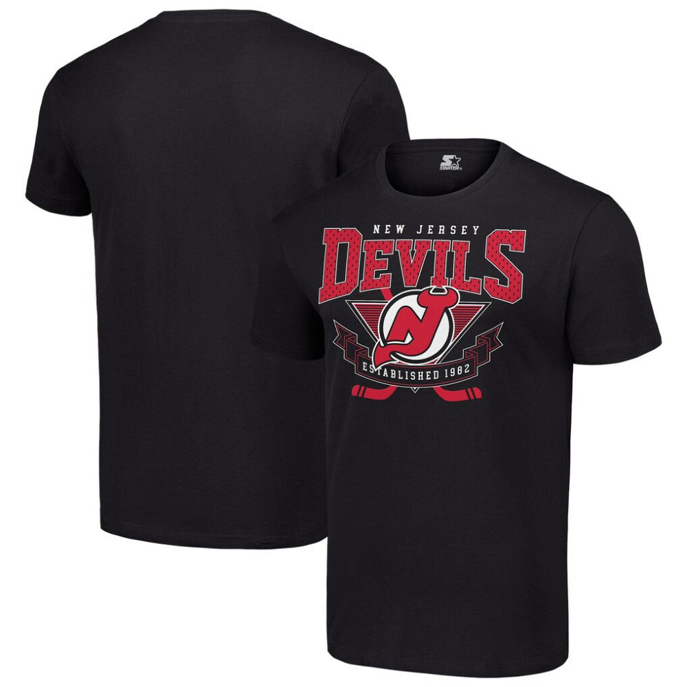New Jersey Devils Starter Team Logo Graphic T-Shirt - Black | NHL near me