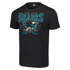 San Jose Sharks Starter Team Logo Graphic T-Shirt - Black | NHL near me