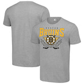 Boston Bruins Starter Team Logo Graphic T-Shirt - Heather Gray | NHL near me