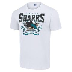 San Jose Sharks Starter Team Logo Graphic T-Shirt - White | NHL sale