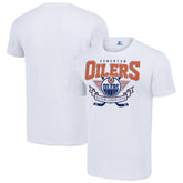 Edmonton Oilers Starter Team Logo Graphic T-Shirt - White | NHL Lifestyle