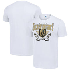 Vegas Golden Knights Starter Team Logo Graphic T-Shirt - White | NHL Lifestyle