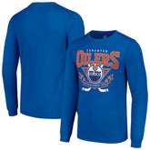 Edmonton Oilers Starter Team Logo Graphic Long Sleeve T-Shirt - Royal | NHL near me