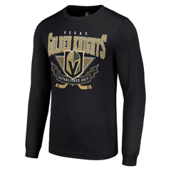 Vegas Golden Knights Starter Team Logo Graphic Long Sleeve T-Shirt - Black | NHL on sale