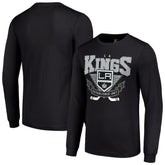 Los Angeles Kings Starter Team Logo Graphic Long Sleeve T-Shirt - Black | NHL Lifestyle