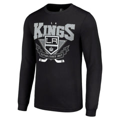 Los Angeles Kings Starter Team Logo Graphic Long Sleeve T-Shirt - Black | NHL Lifestyle