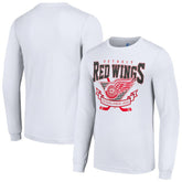 Detroit Red Wings Starter Team Logo Graphic Long Sleeve T-Shirt - White | NHL online