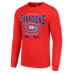 Montreal Canadiens Starter Team Logo Graphic Long Sleeve T-Shirt - Red | NHL on sale