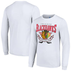 Chicago Blackhawks Starter Team Logo Graphic Long Sleeve T-Shirt - White | NHL online