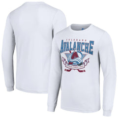 Colorado Avalanche Starter Team Logo Graphic Long Sleeve T-Shirt - White | NHL on sale