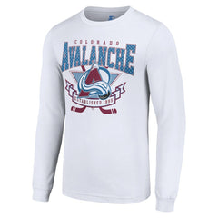 Colorado Avalanche Starter Team Logo Graphic Long Sleeve T-Shirt - White | NHL on sale