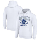 Toronto Maple Leafs Starter Team Logo Graphic Fleece Tri-Blend Pullover Hoodie - White | NHL online