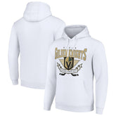 Vegas Golden Knights Starter Team Logo Graphic Fleece Tri-Blend Pullover Hoodie - White | NHL sale