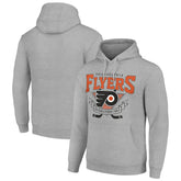 Philadelphia Flyers Starter Team Logo Graphic Fleece Tri-Blend Pullover Hoodie - Heather Gray | NHL near me