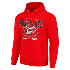 Carolina Hurricanes Starter Team Logo Graphic Fleece Tri-Blend Pullover Hoodie - Red | NHL near me
