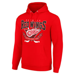 Detroit Red Wings Starter Team Logo Graphic Fleece Tri-Blend Pullover Hoodie - Red | NHL sale