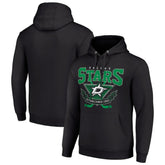 Dallas Stars Starter Team Logo Graphic Fleece Tri-Blend Pullover Hoodie - Black | NHL near me