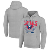 Washington Capitals Starter Team Logo Graphic Fleece Tri-Blend Pullover Hoodie - Heather Gray | NHL online
