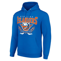 New York Islanders Starter Team Logo Graphic Fleece Tri-Blend Pullover Hoodie - Royal | NHL sale