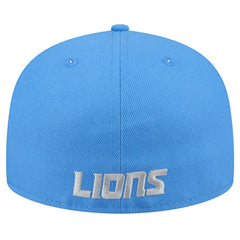 Detroit Lions New Era Omaha 59FIFTY Fitted Hat - Blue - NFL